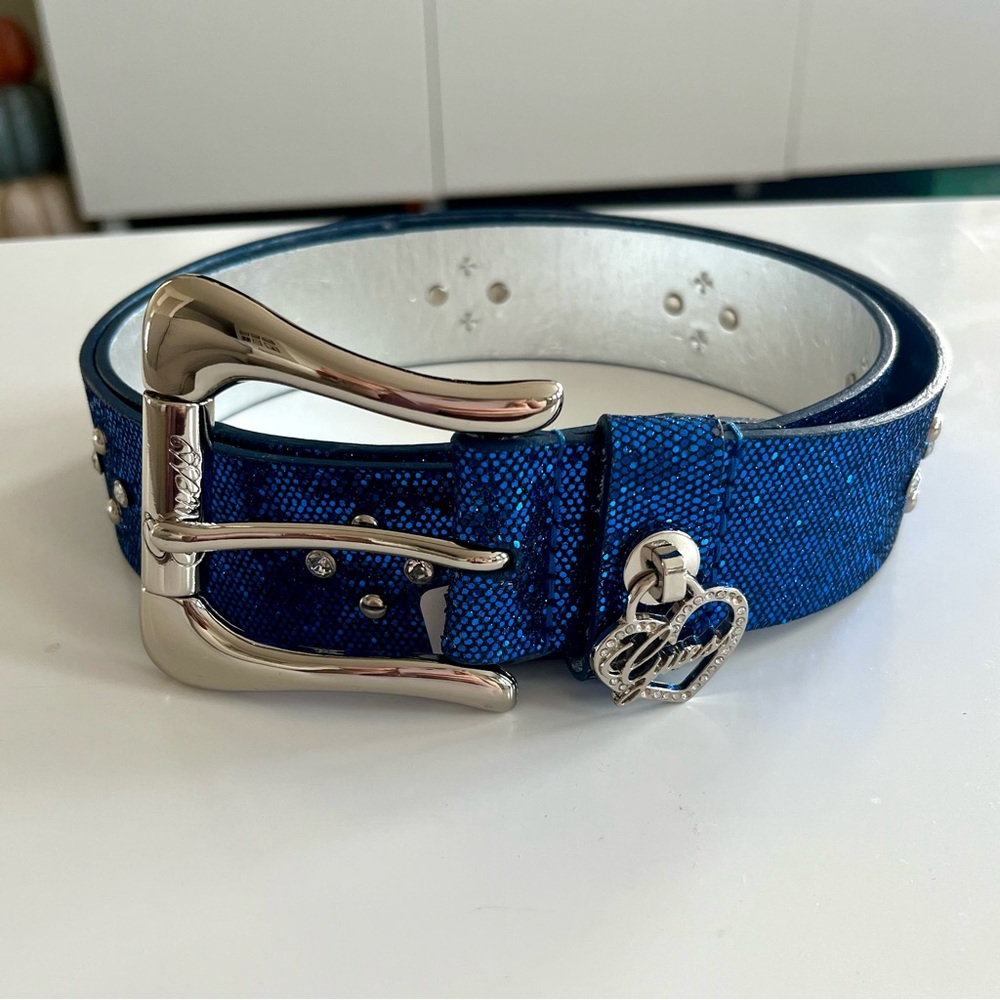 Guess Blue Sparkly Belt